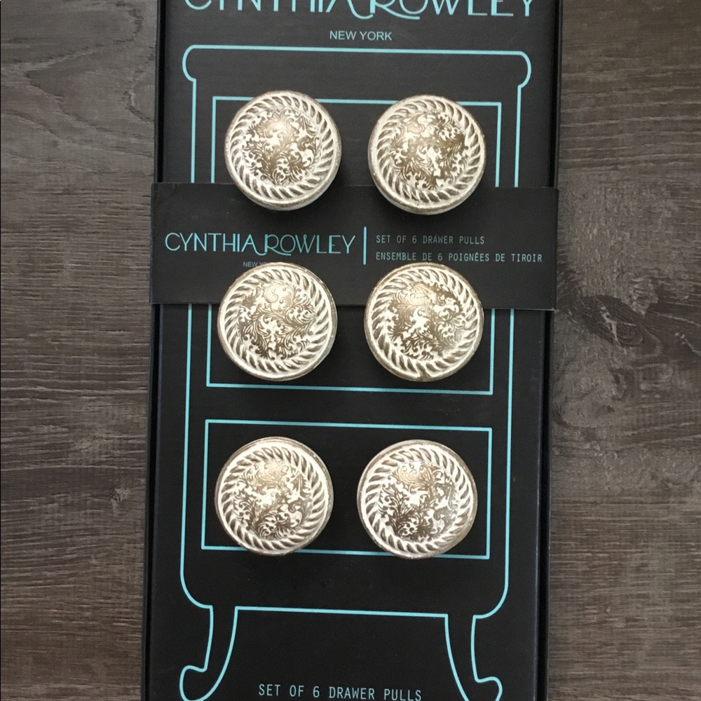 Cynthia Rowley Drawer pulls, set of six